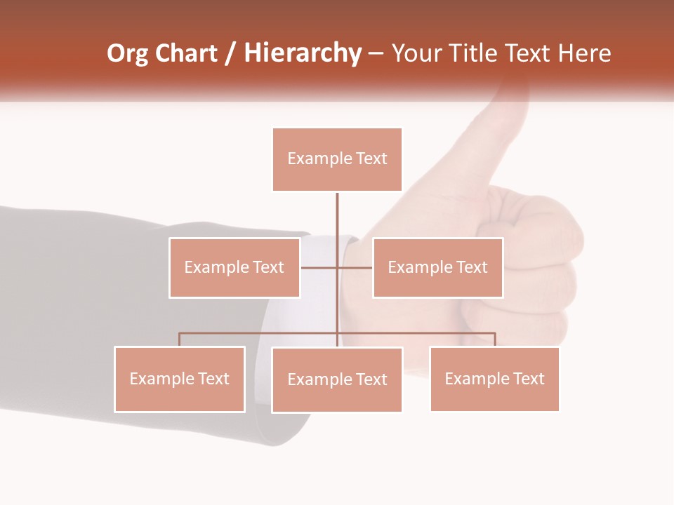 A Person Giving A Thumbs Up Sign PowerPoint Template