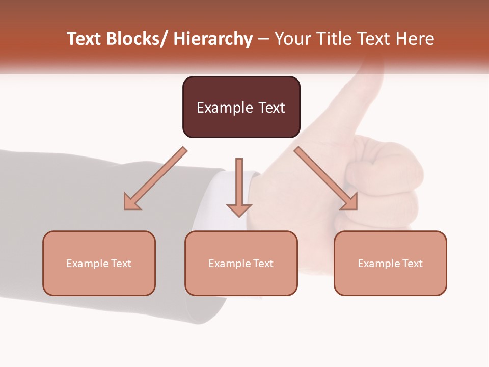 A Person Giving A Thumbs Up Sign PowerPoint Template