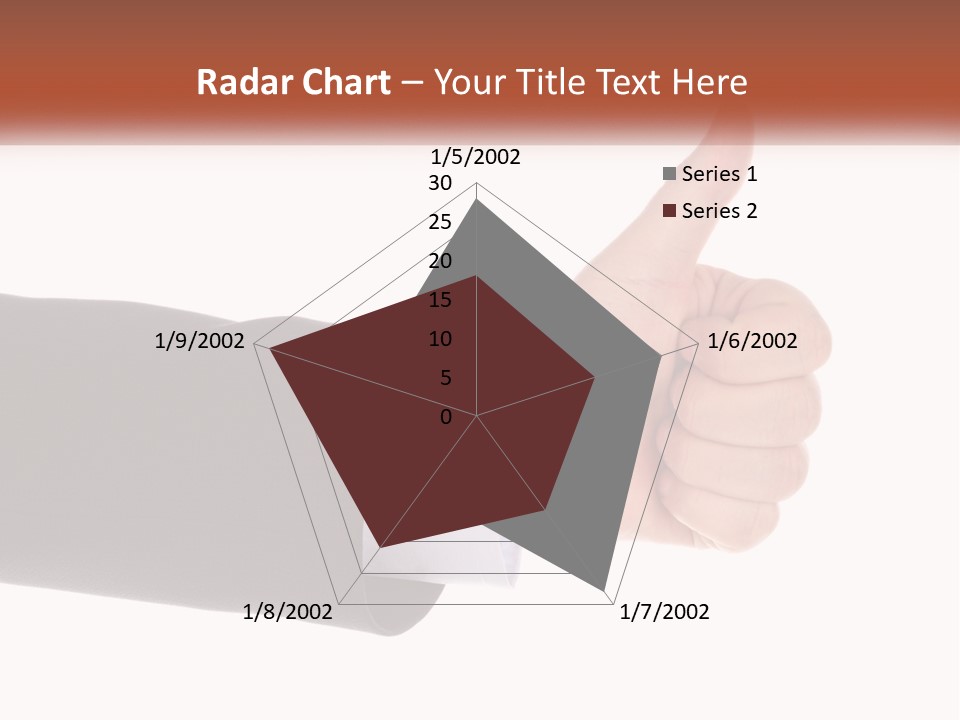 A Person Giving A Thumbs Up Sign PowerPoint Template