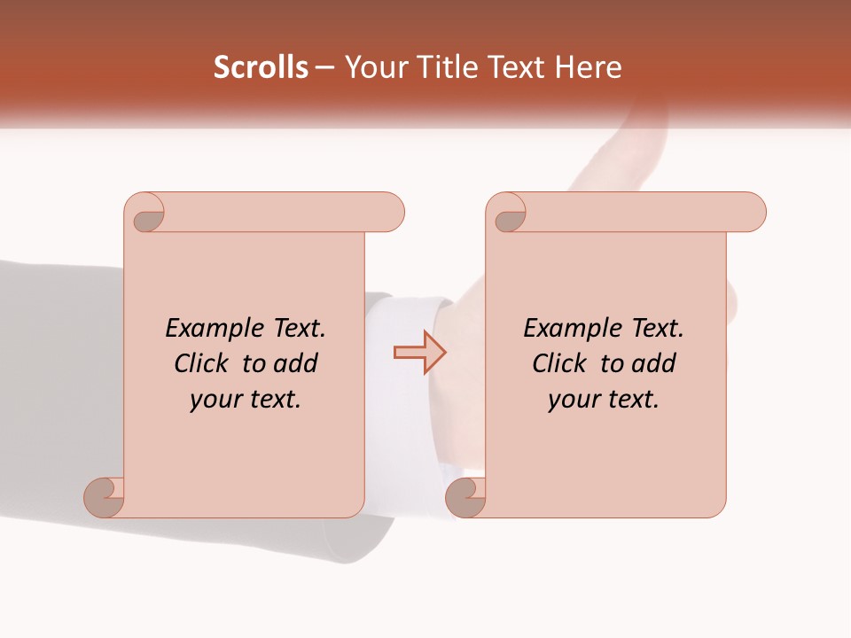 A Person Giving A Thumbs Up Sign PowerPoint Template