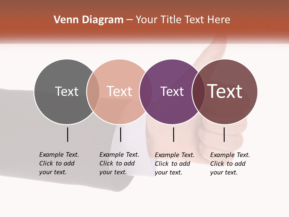 A Person Giving A Thumbs Up Sign PowerPoint Template