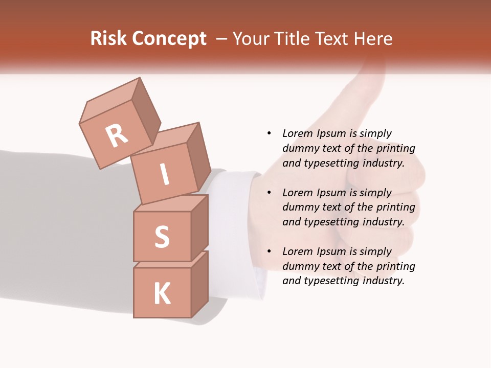 A Person Giving A Thumbs Up Sign PowerPoint Template