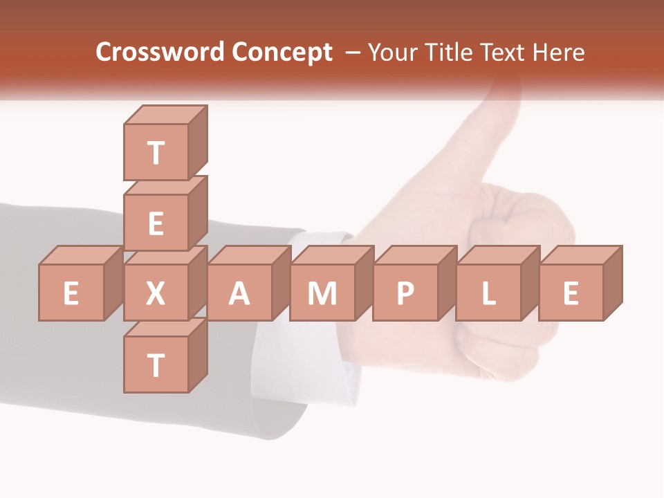 A Person Giving A Thumbs Up Sign PowerPoint Template