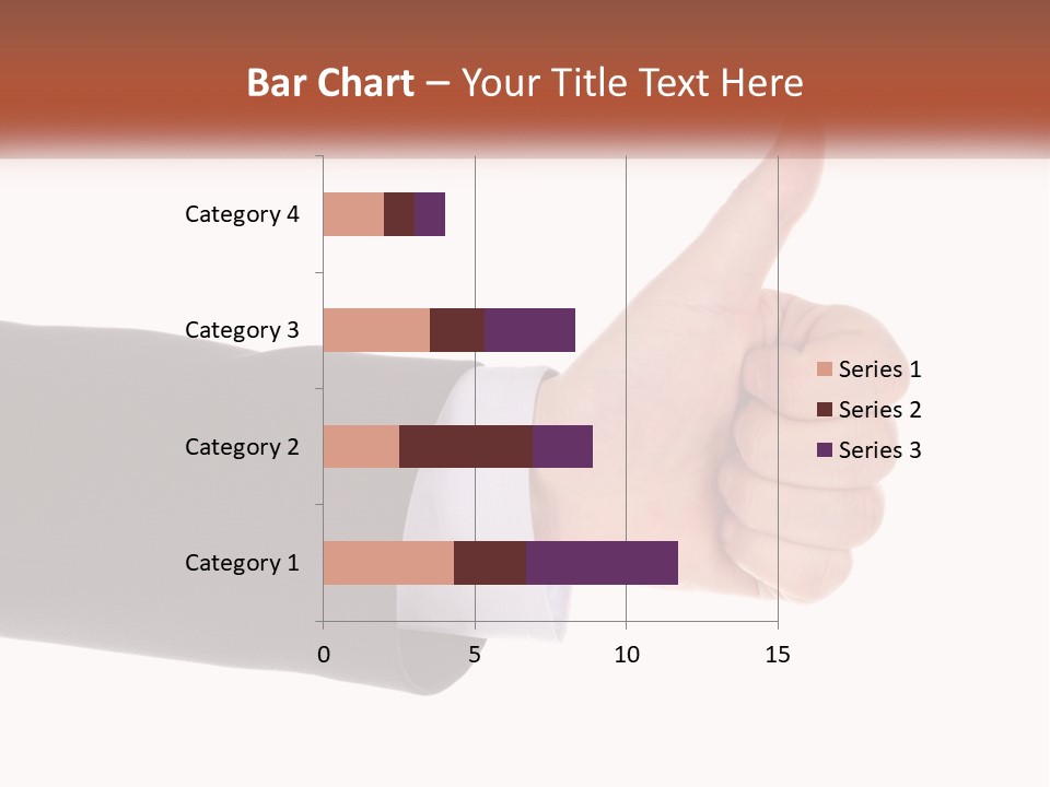 A Person Giving A Thumbs Up Sign PowerPoint Template