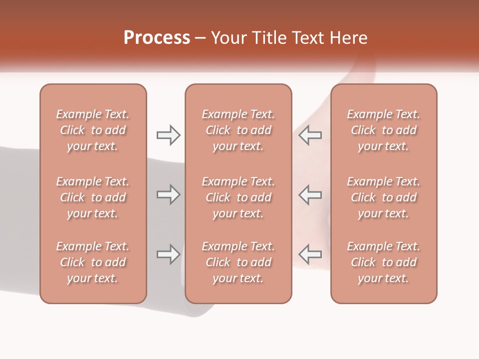 A Person Giving A Thumbs Up Sign PowerPoint Template