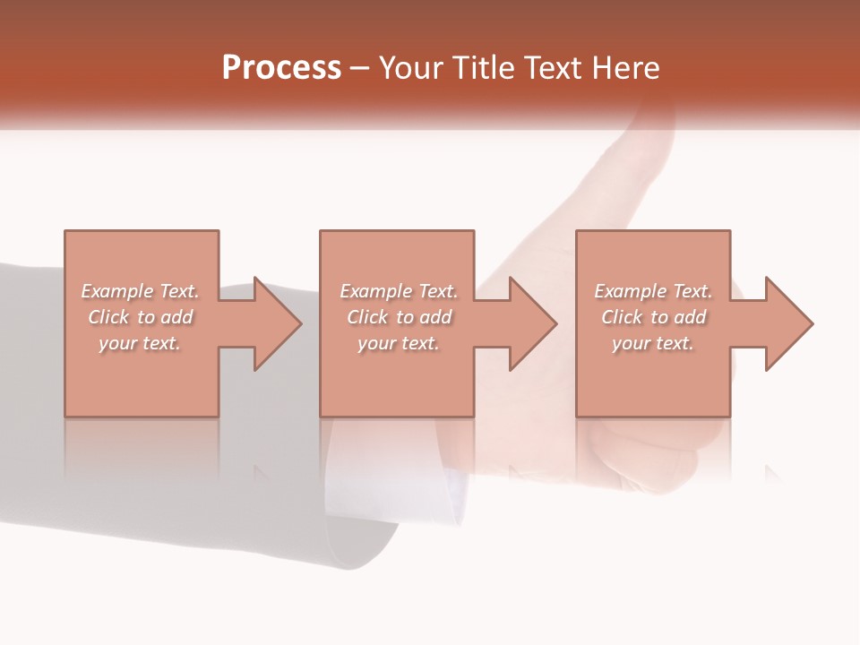 A Person Giving A Thumbs Up Sign PowerPoint Template