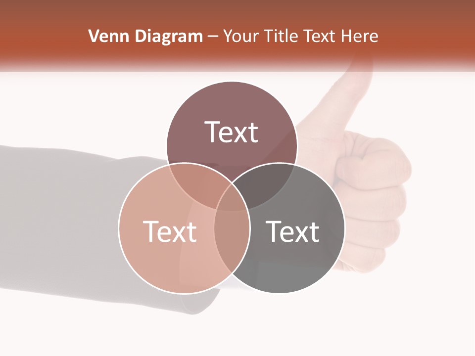 A Person Giving A Thumbs Up Sign PowerPoint Template