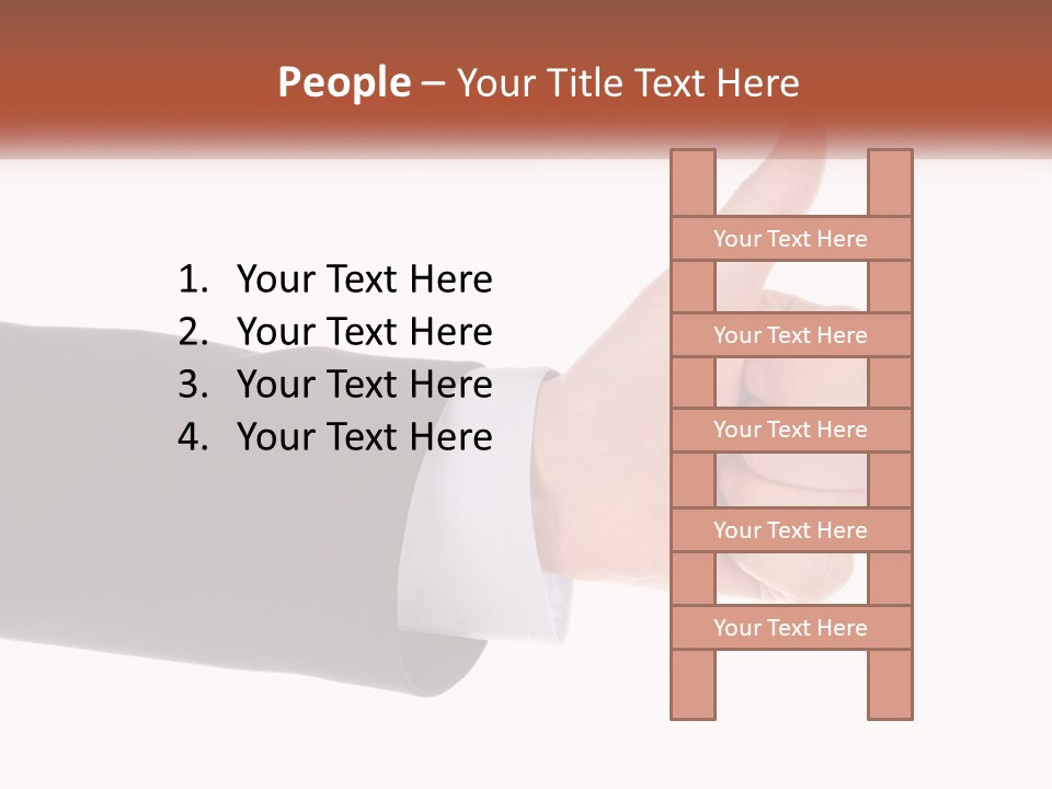 A Person Giving A Thumbs Up Sign PowerPoint Template