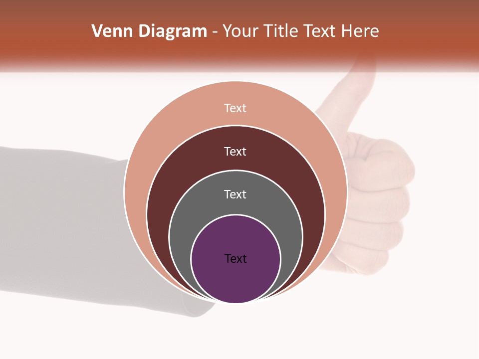A Person Giving A Thumbs Up Sign PowerPoint Template