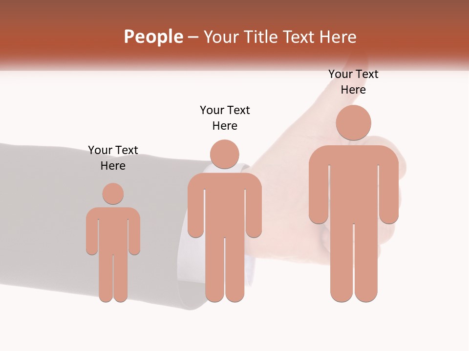 A Person Giving A Thumbs Up Sign PowerPoint Template