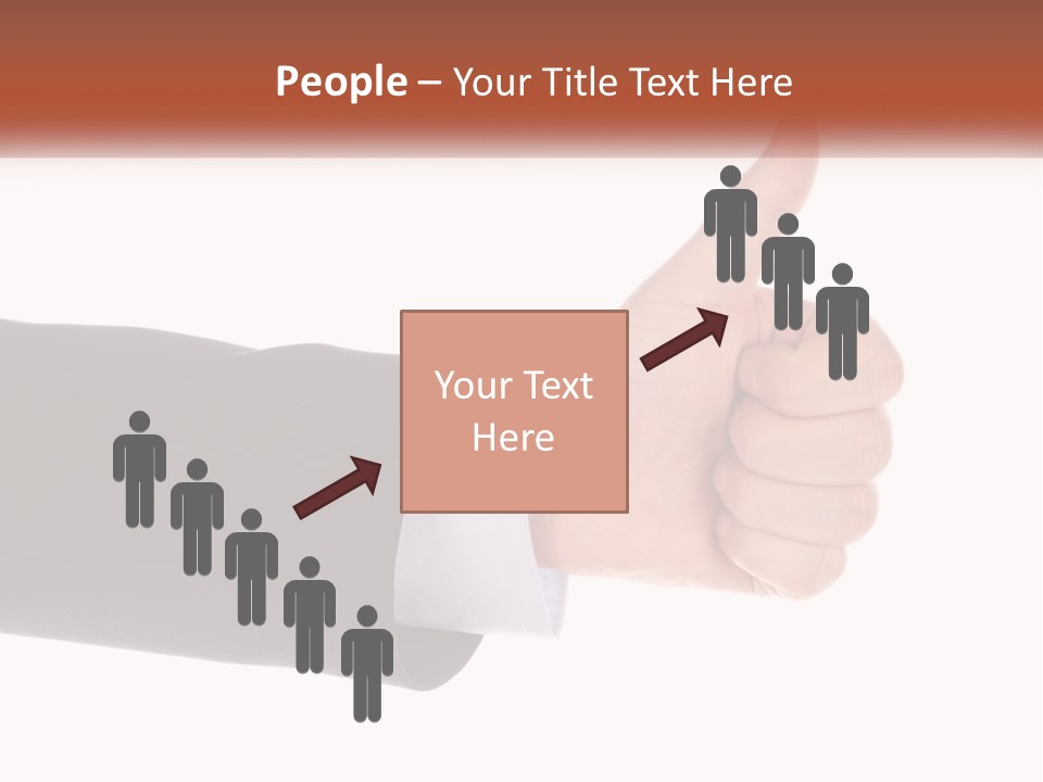A Person Giving A Thumbs Up Sign PowerPoint Template