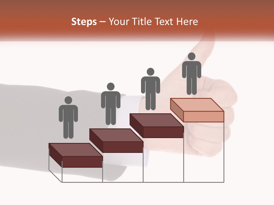 A Person Giving A Thumbs Up Sign PowerPoint Template