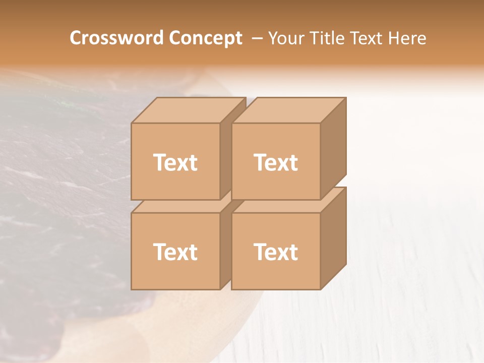 Raw Meat On A Cutting Board With Rosemary On Top PowerPoint Template