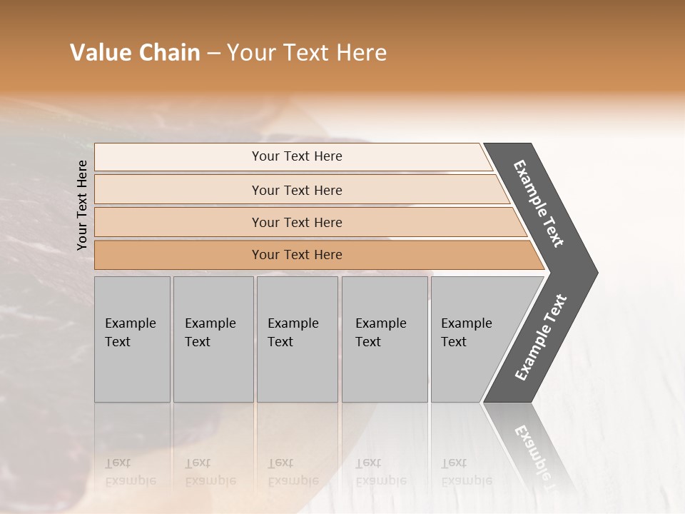 Raw Meat On A Cutting Board With Rosemary On Top PowerPoint Template