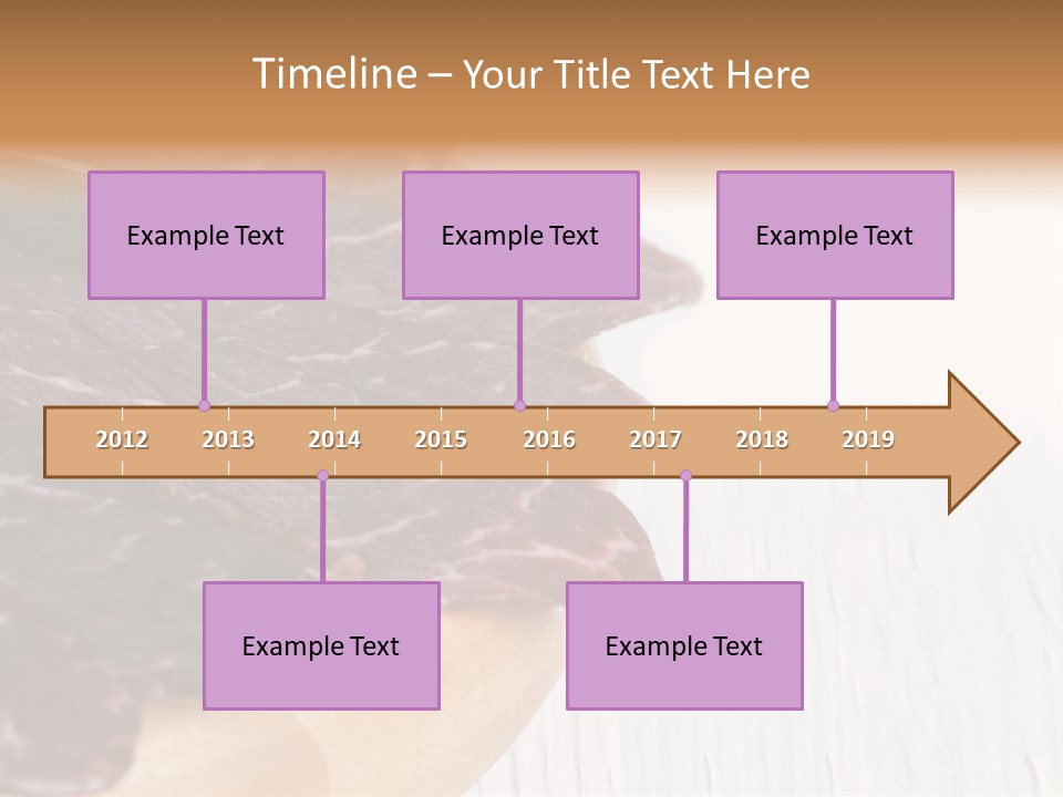 Raw Meat On A Cutting Board With Rosemary On Top PowerPoint Template