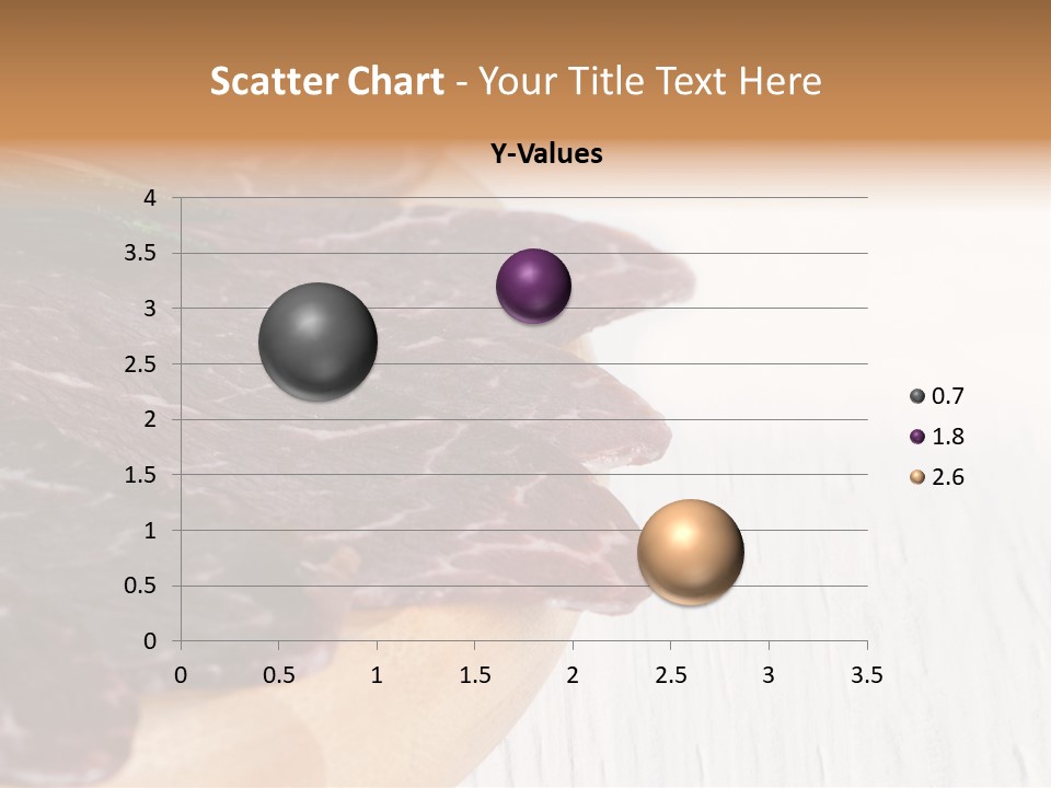 Raw Meat On A Cutting Board With Rosemary On Top PowerPoint Template