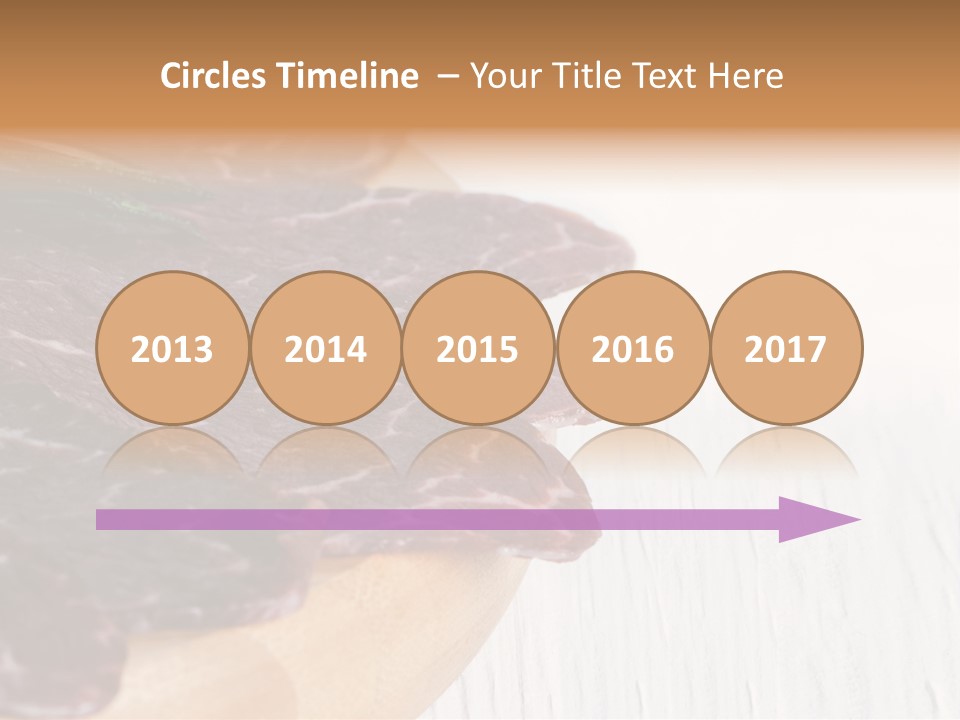 Raw Meat On A Cutting Board With Rosemary On Top PowerPoint Template