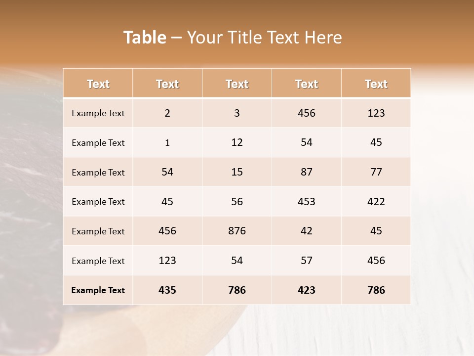 Raw Meat On A Cutting Board With Rosemary On Top PowerPoint Template