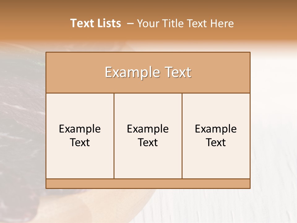 Raw Meat On A Cutting Board With Rosemary On Top PowerPoint Template