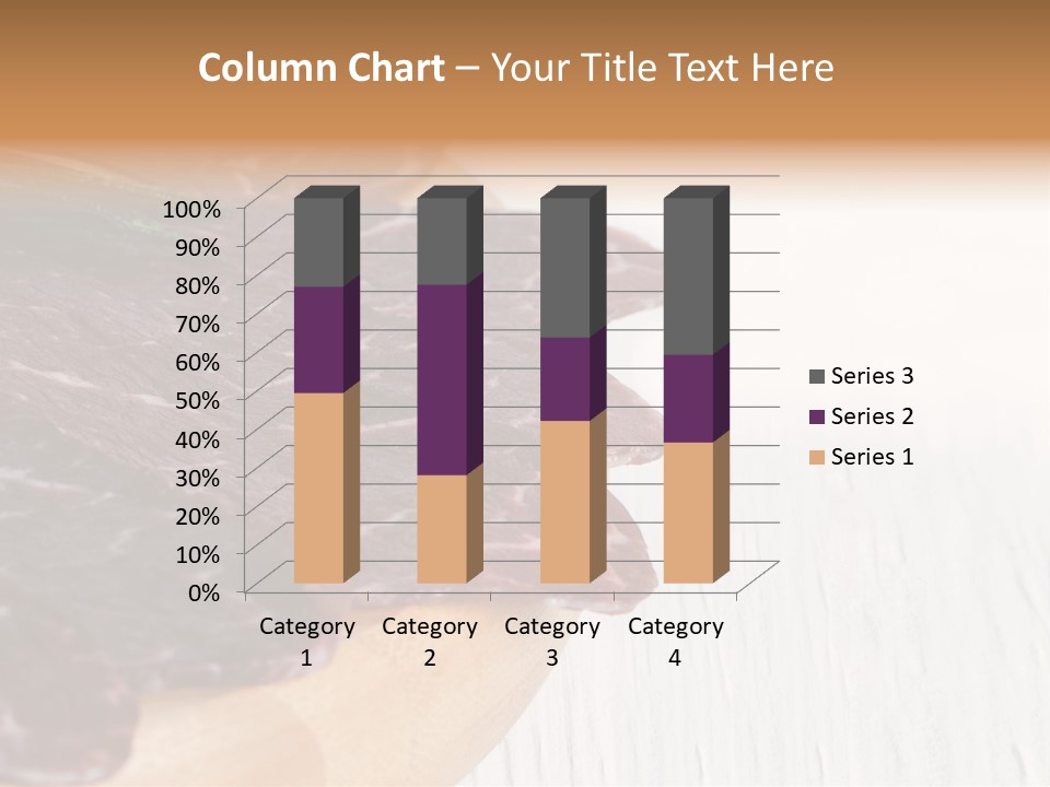 Raw Meat On A Cutting Board With Rosemary On Top PowerPoint Template