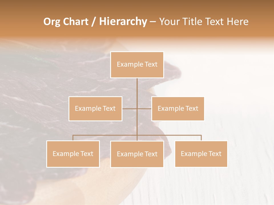 Raw Meat On A Cutting Board With Rosemary On Top PowerPoint Template