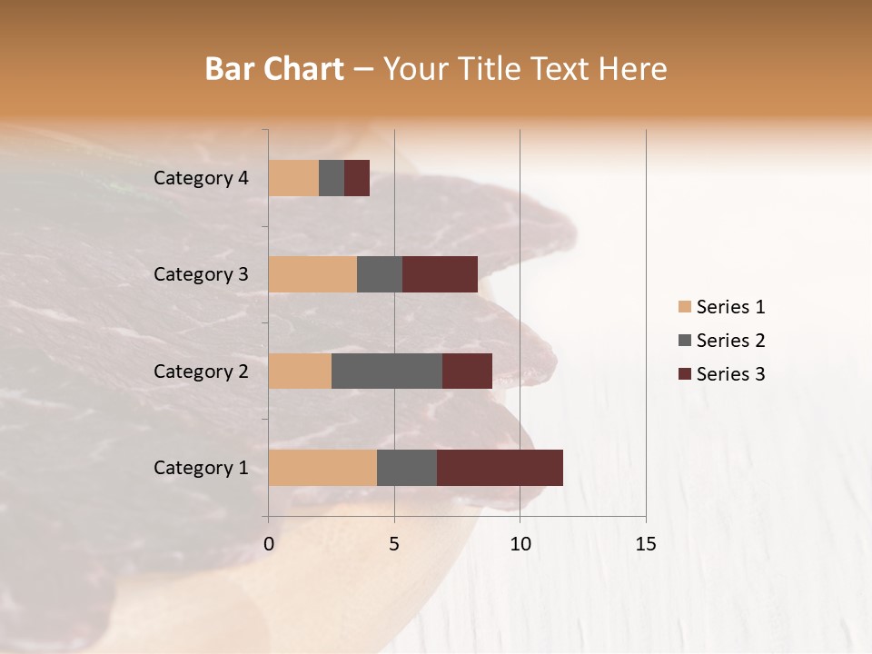 Raw Meat On A Cutting Board With Rosemary On Top PowerPoint Template