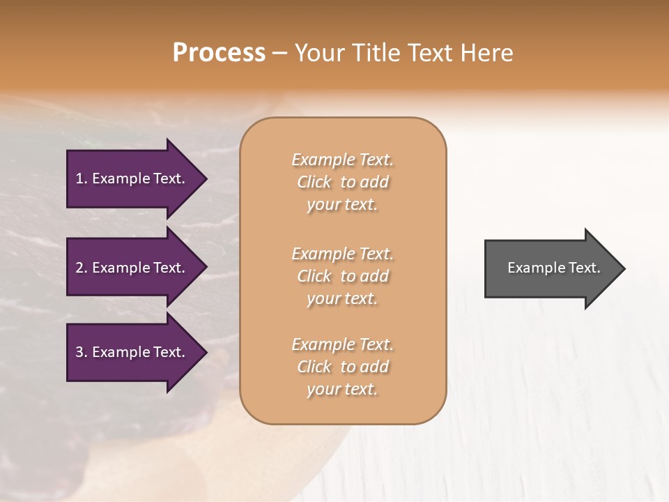 Raw Meat On A Cutting Board With Rosemary On Top PowerPoint Template
