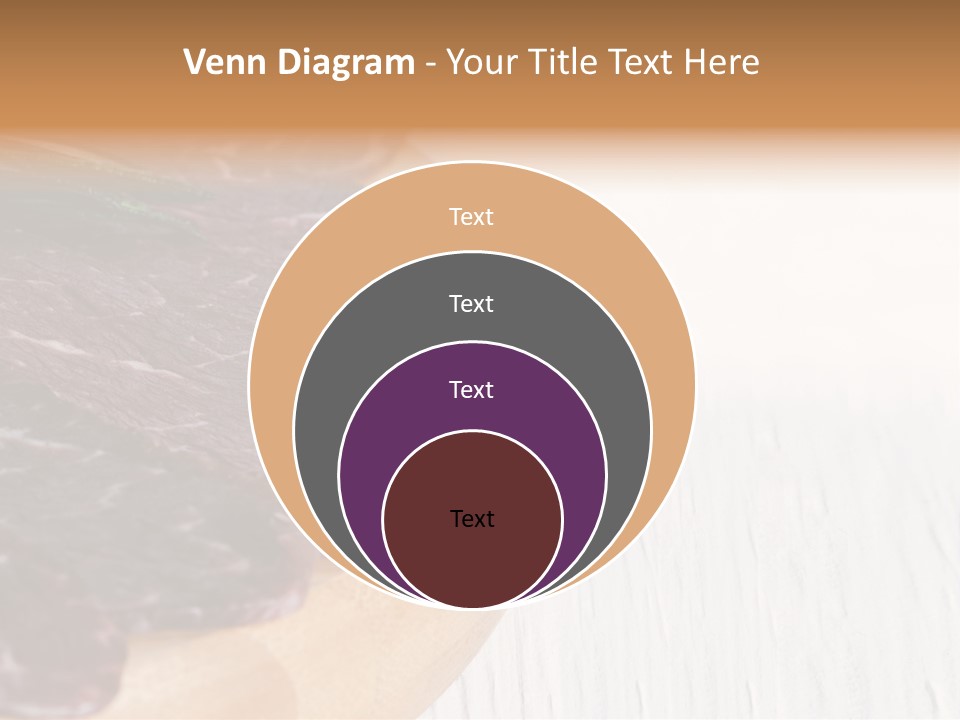 Raw Meat On A Cutting Board With Rosemary On Top PowerPoint Template