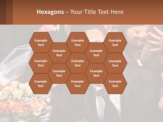 A Group Of People Posing For A Picture PowerPoint Template