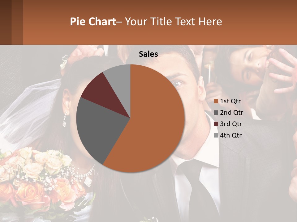 A Group Of People Posing For A Picture PowerPoint Template