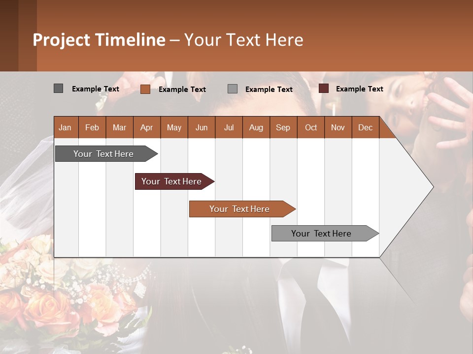A Group Of People Posing For A Picture PowerPoint Template