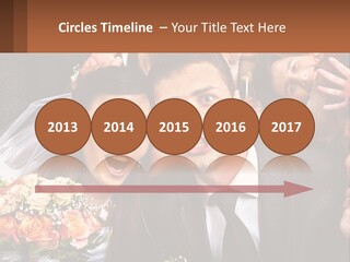 A Group Of People Posing For A Picture PowerPoint Template