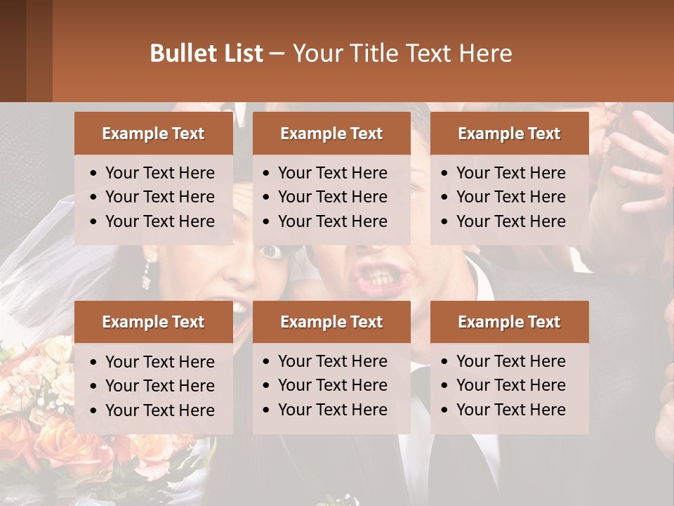 A Group Of People Posing For A Picture PowerPoint Template