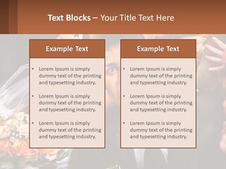 A Group Of People Posing For A Picture PowerPoint Template