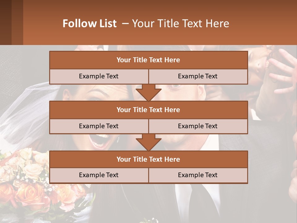 A Group Of People Posing For A Picture PowerPoint Template