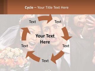 A Group Of People Posing For A Picture PowerPoint Template