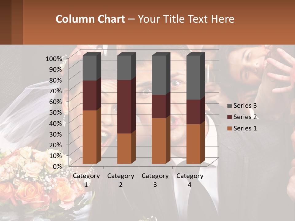 A Group Of People Posing For A Picture PowerPoint Template