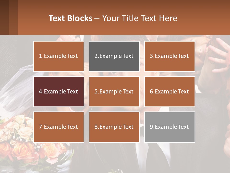 A Group Of People Posing For A Picture PowerPoint Template