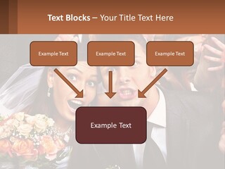 A Group Of People Posing For A Picture PowerPoint Template