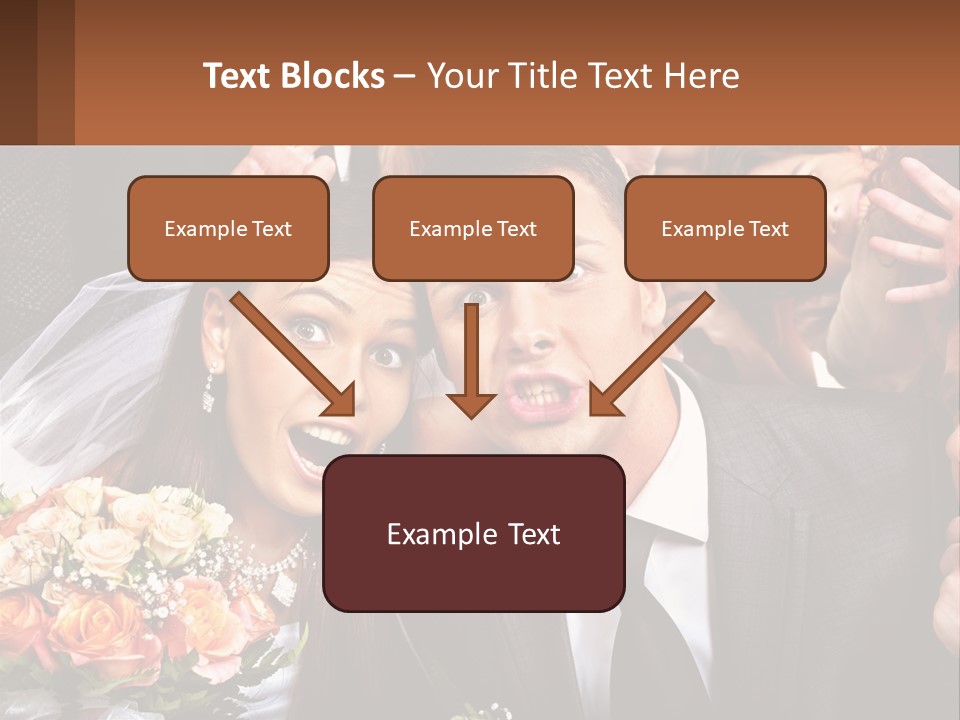A Group Of People Posing For A Picture PowerPoint Template