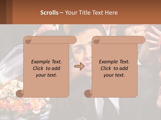 A Group Of People Posing For A Picture PowerPoint Template