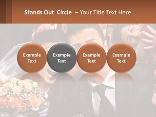 A Group Of People Posing For A Picture PowerPoint Template