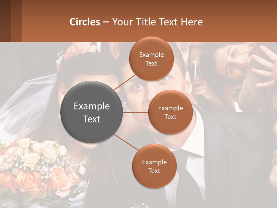 A Group Of People Posing For A Picture PowerPoint Template