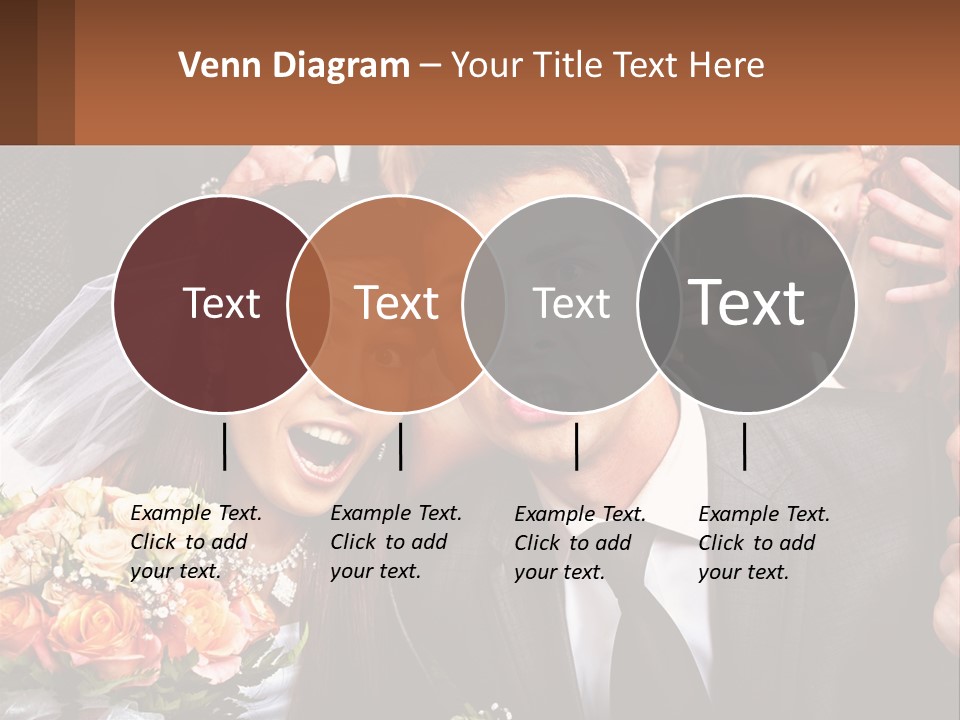 A Group Of People Posing For A Picture PowerPoint Template