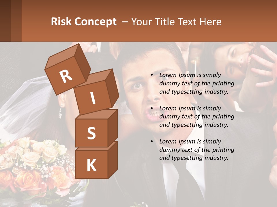 A Group Of People Posing For A Picture PowerPoint Template