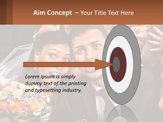 A Group Of People Posing For A Picture PowerPoint Template