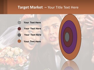 A Group Of People Posing For A Picture PowerPoint Template