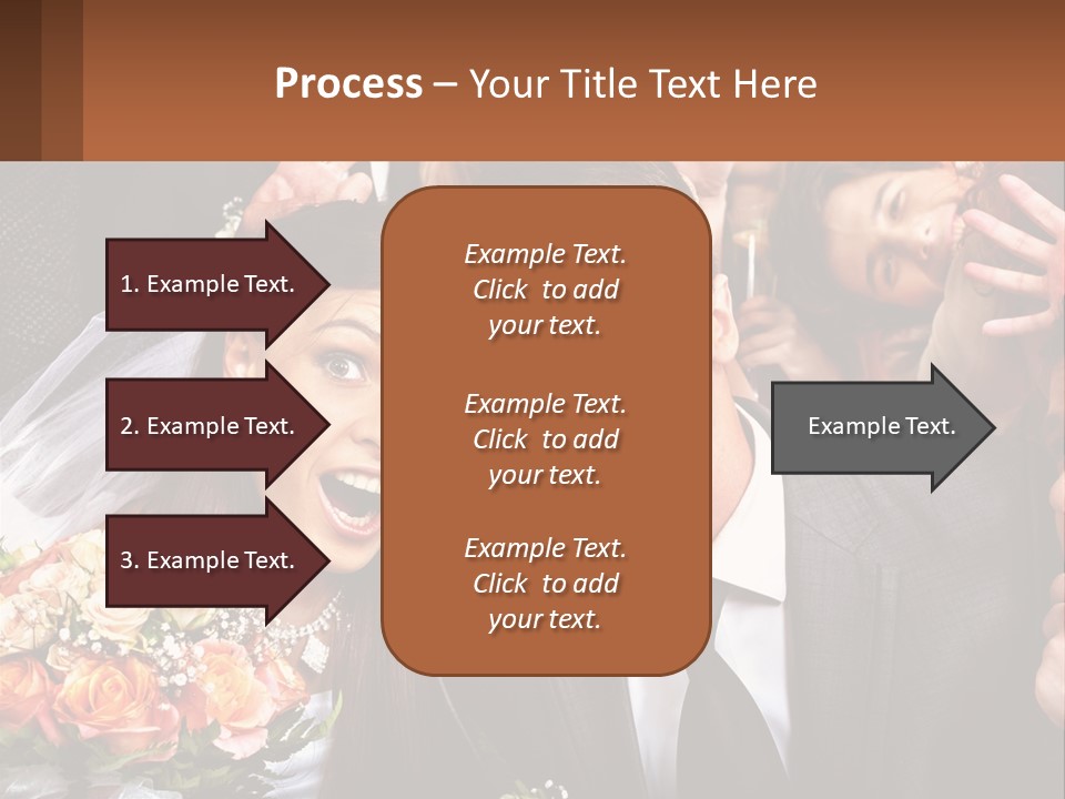 A Group Of People Posing For A Picture PowerPoint Template