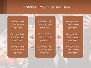 A Group Of People Posing For A Picture PowerPoint Template