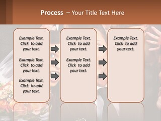 A Group Of People Posing For A Picture PowerPoint Template